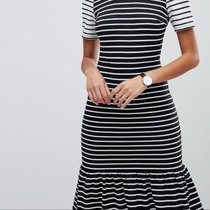asos stripe midi dress